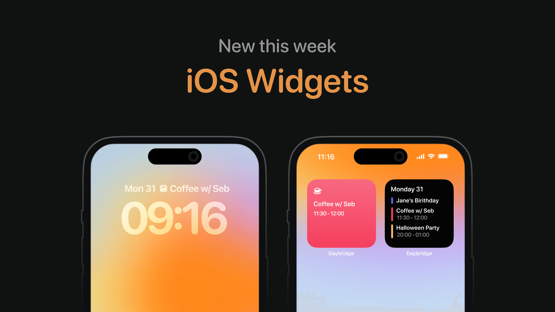 iOS Widgets